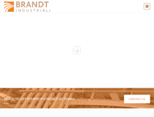 Tablet Screenshot of brandt-industrial.com